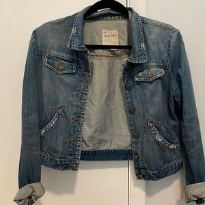 Size 8 J Crew Denim Jacket